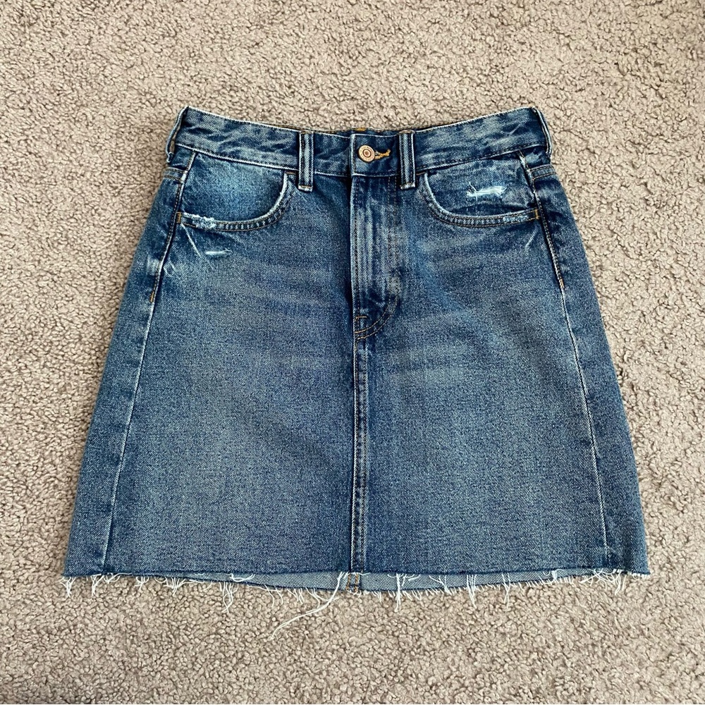 Blue Denim Skirt